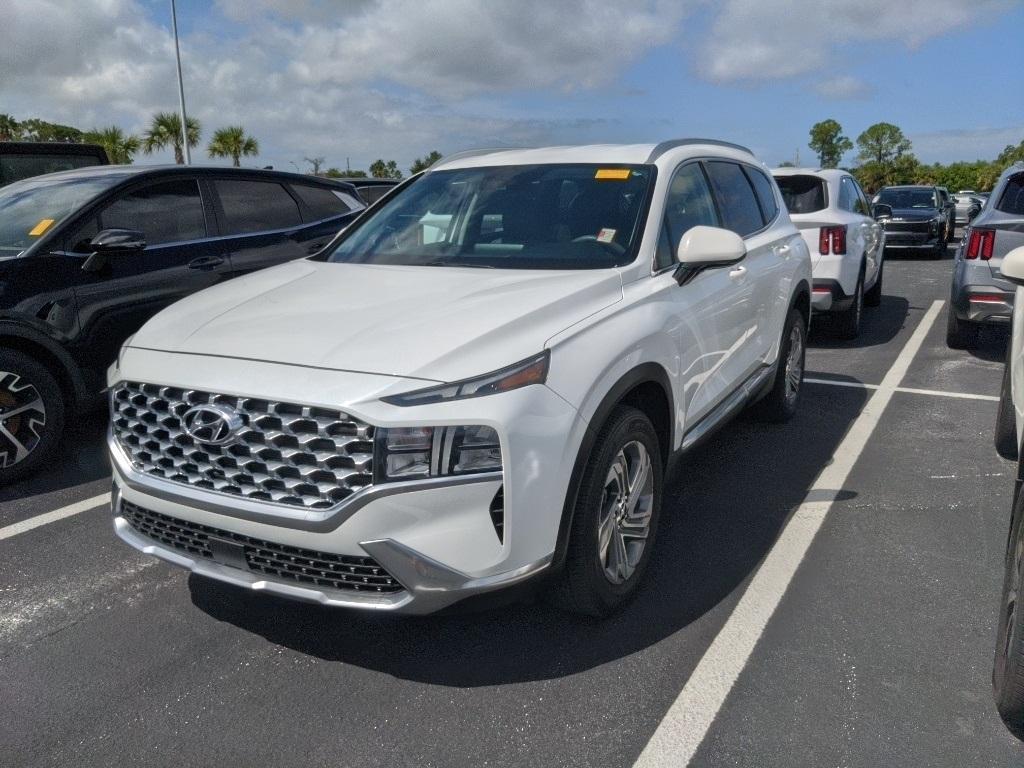 used 2021 Hyundai Santa Fe car, priced at $19,441