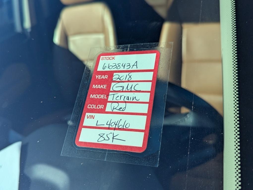 used 2018 GMC Terrain car, priced at $14,501