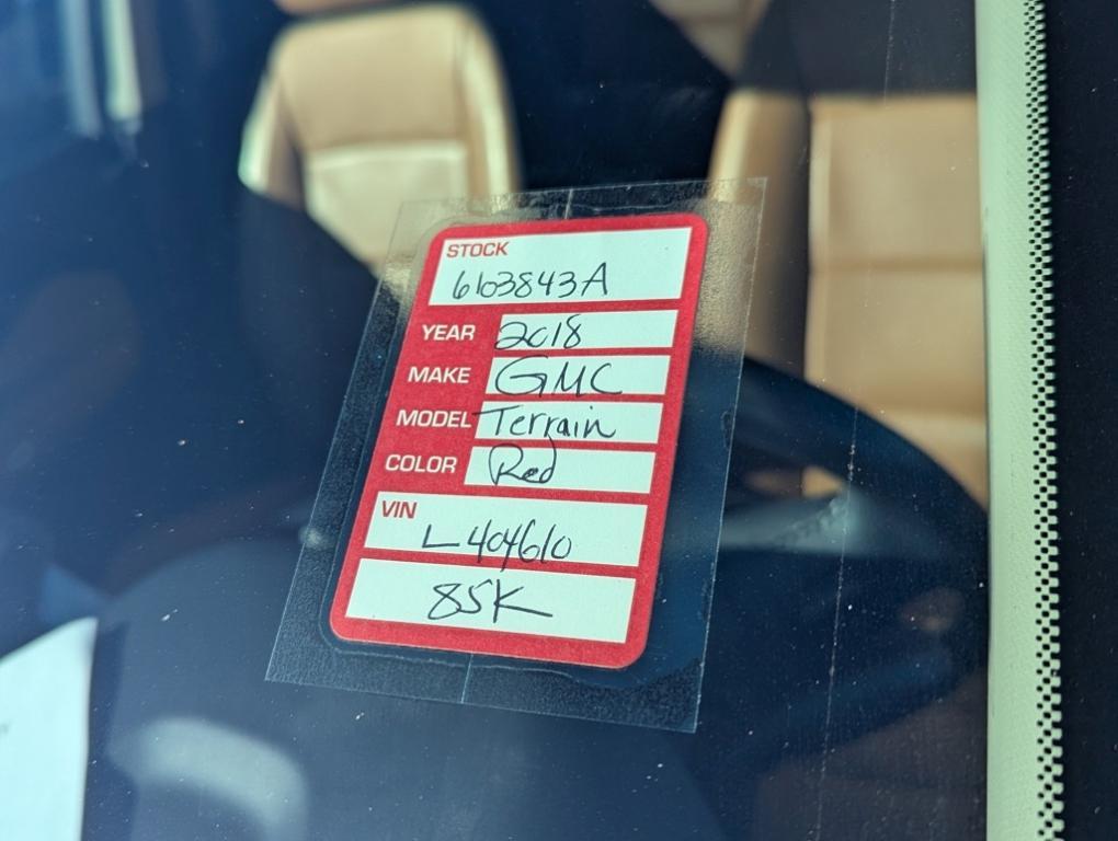 used 2018 GMC Terrain car, priced at $14,501