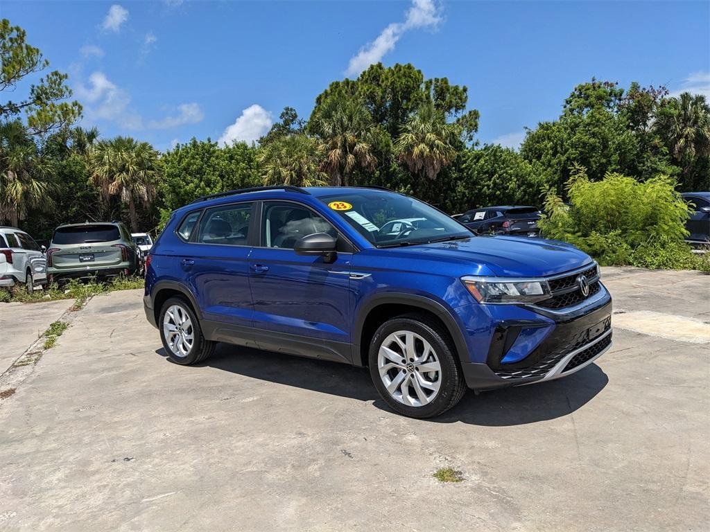 used 2023 Volkswagen Taos car, priced at $19,202