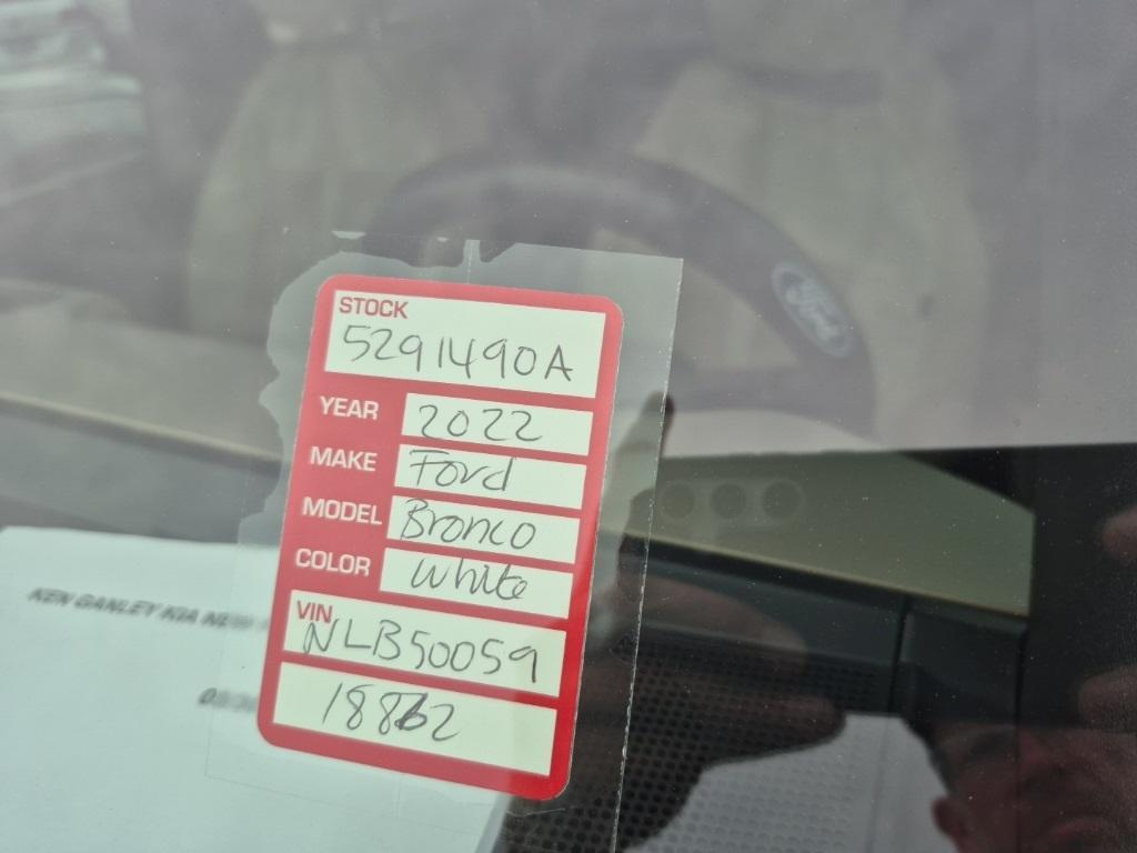 used 2022 Ford Bronco car, priced at $35,871