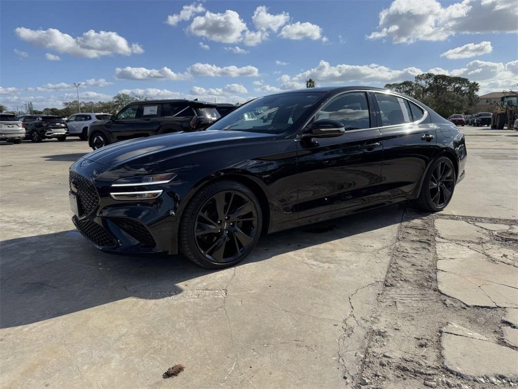 used 2023 Genesis G70 car, priced at $27,432