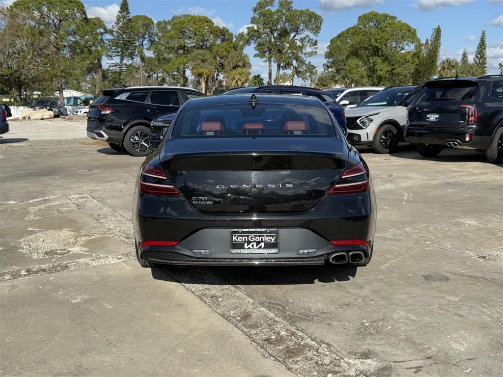 used 2023 Genesis G70 car, priced at $27,432