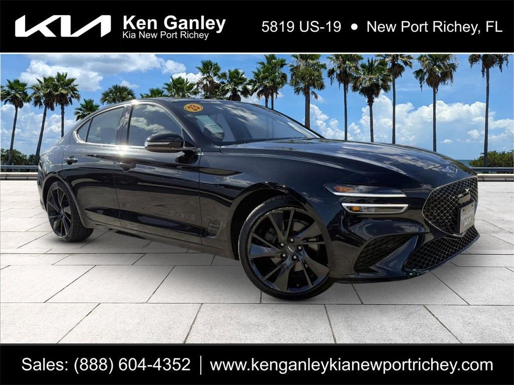 used 2023 Genesis G70 car, priced at $27,432