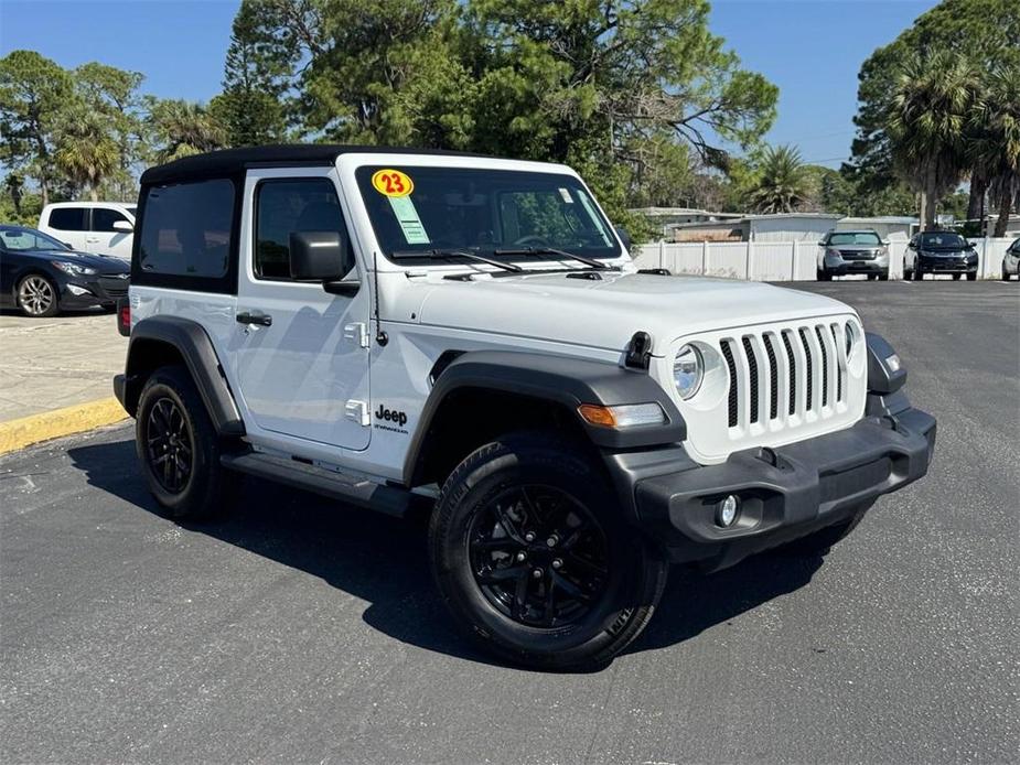 used 2023 Jeep Wrangler car, priced at $32,551