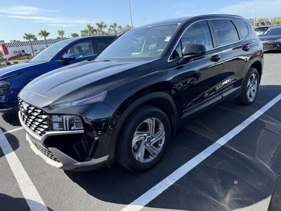 used 2021 Hyundai Santa Fe car, priced at $18,991