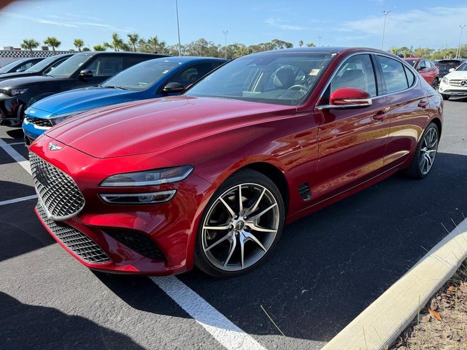 used 2022 Genesis G70 car, priced at $26,991