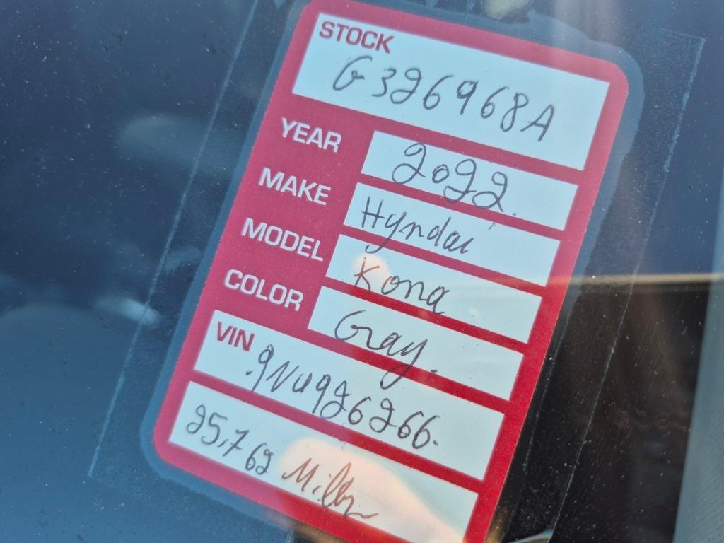 used 2022 Hyundai Kona car, priced at $21,981