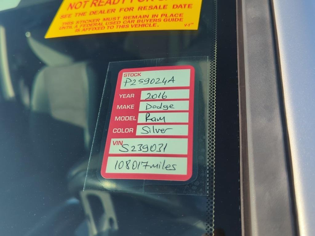 used 2016 Ram 1500 car, priced at $17,651