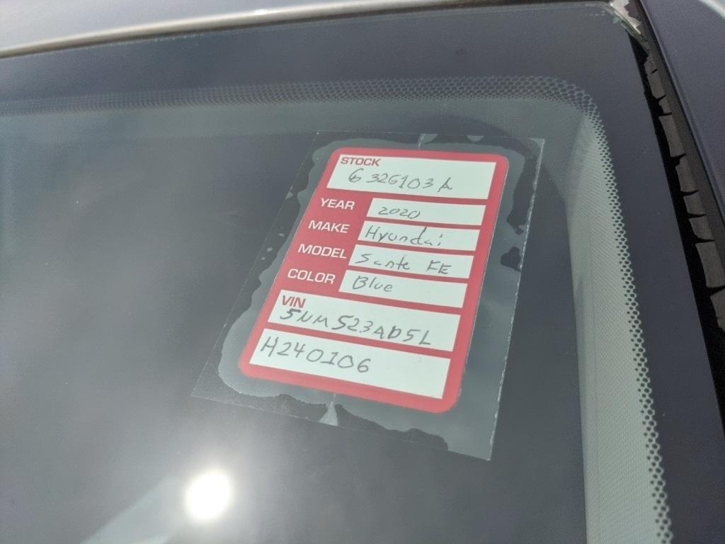 used 2020 Hyundai Santa Fe car, priced at $15,991