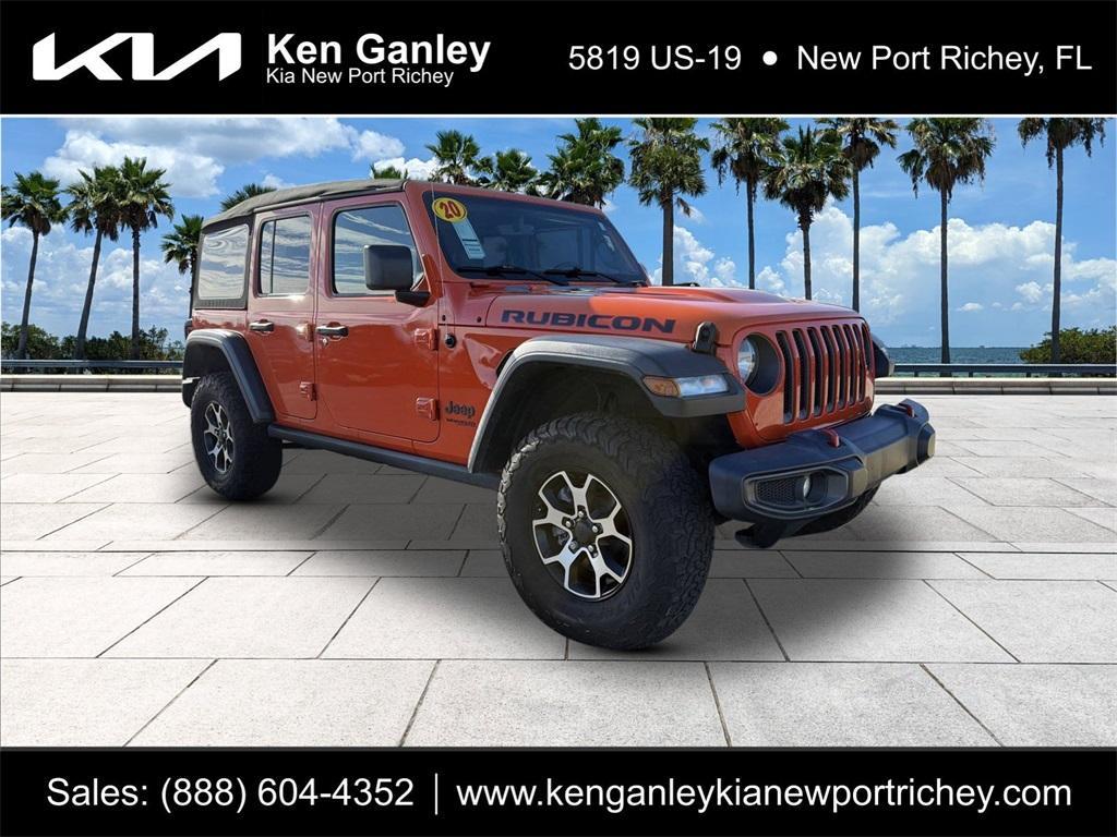 used 2020 Jeep Wrangler Unlimited car, priced at $29,593