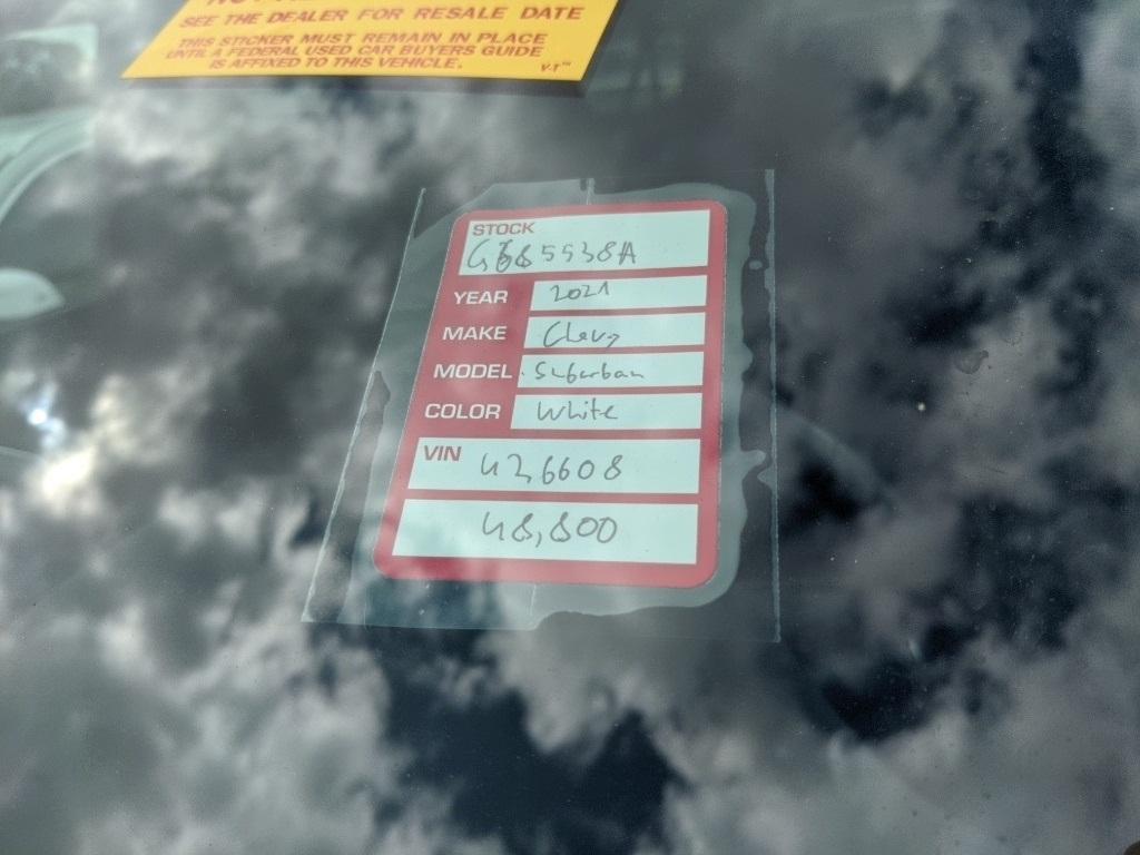 used 2021 Chevrolet Suburban car, priced at $37,701