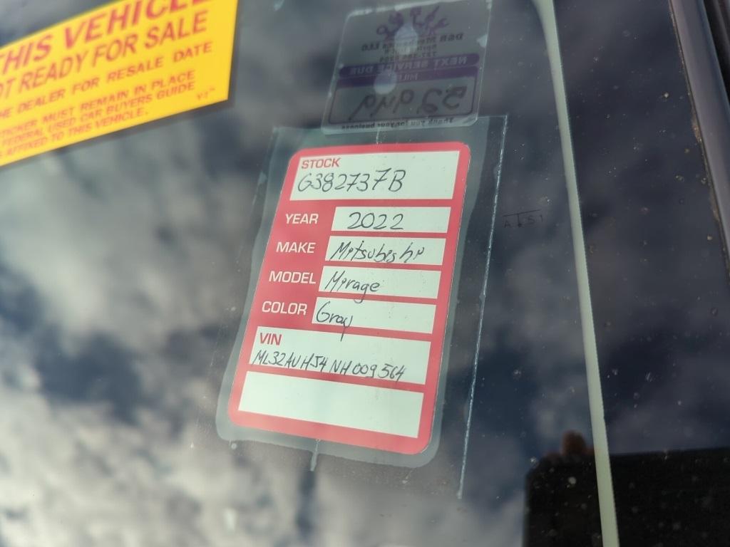 used 2022 Mitsubishi Mirage car, priced at $10,651