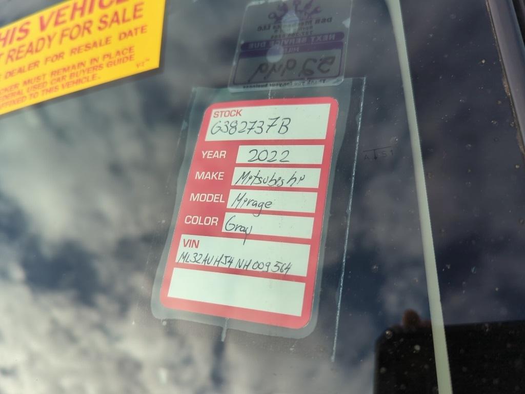 used 2022 Mitsubishi Mirage car, priced at $10,651