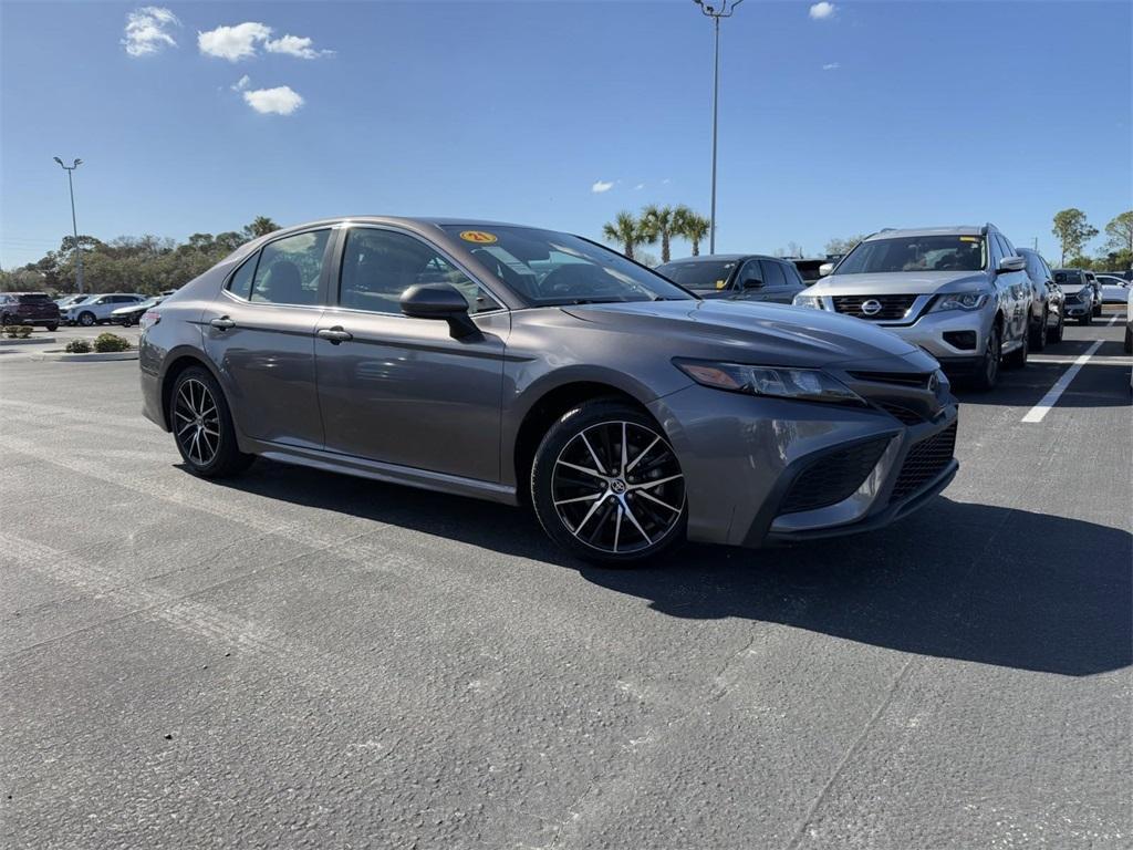 used 2021 Toyota Camry car, priced at $18,852