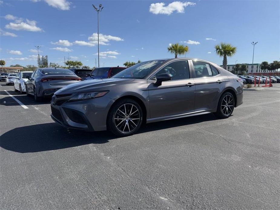 used 2021 Toyota Camry car, priced at $18,852