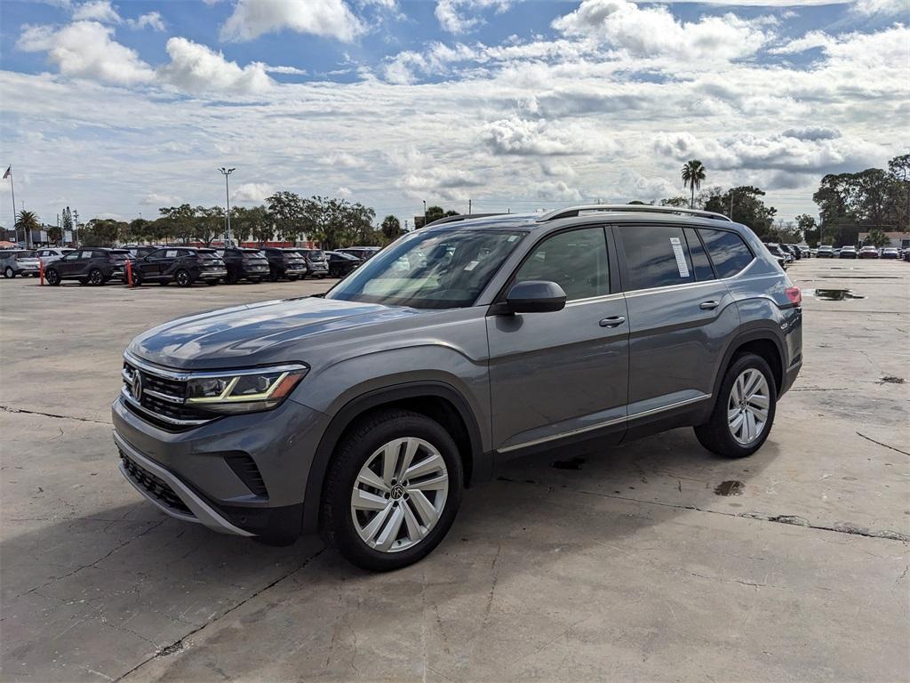 used 2021 Volkswagen Atlas car, priced at $18,452