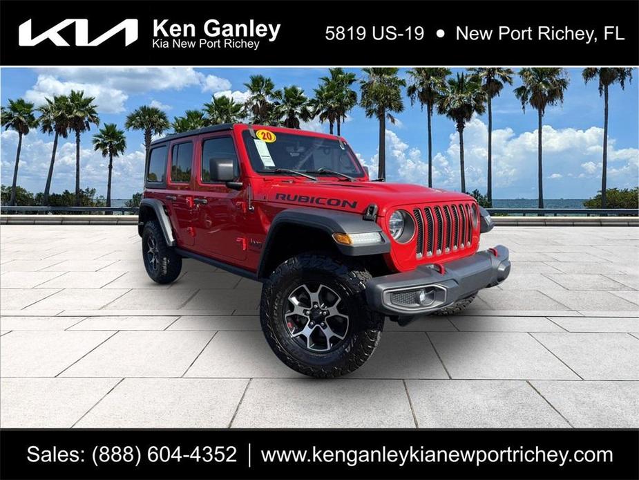 used 2020 Jeep Wrangler Unlimited car, priced at $32,952