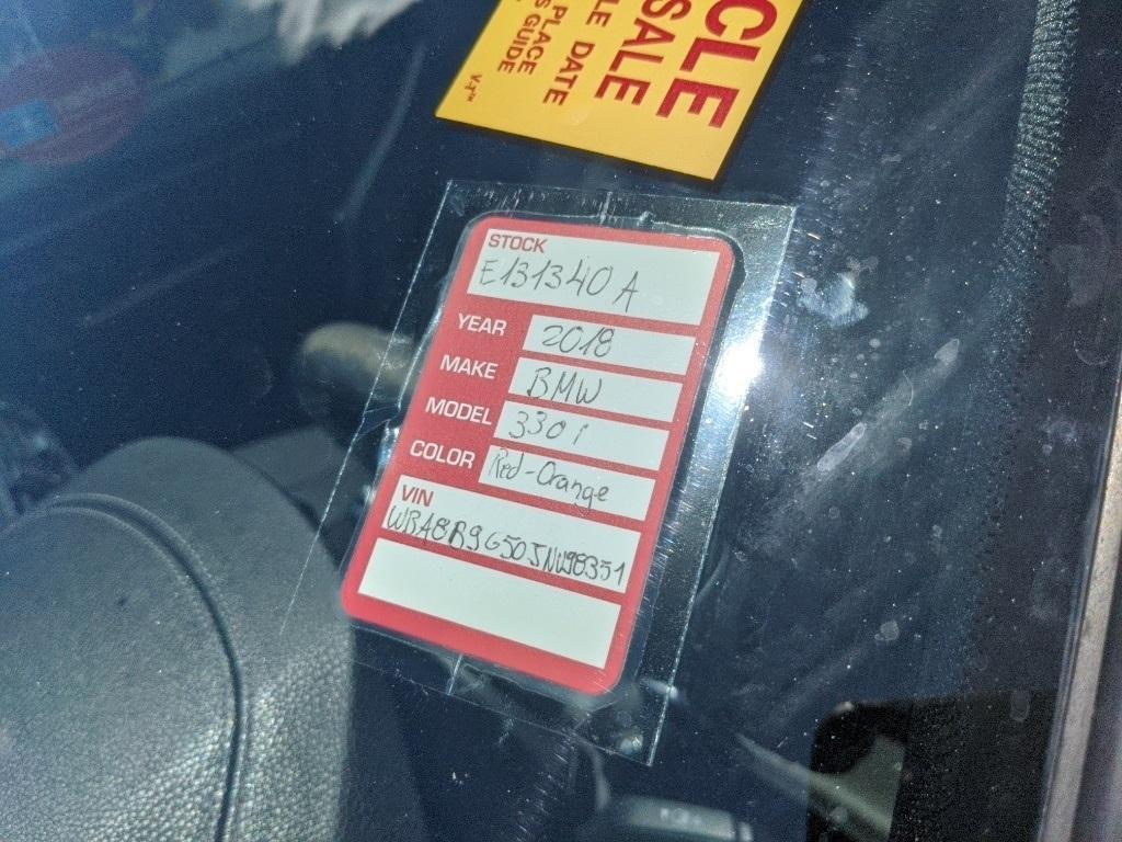 used 2018 BMW 330 car, priced at $13,621