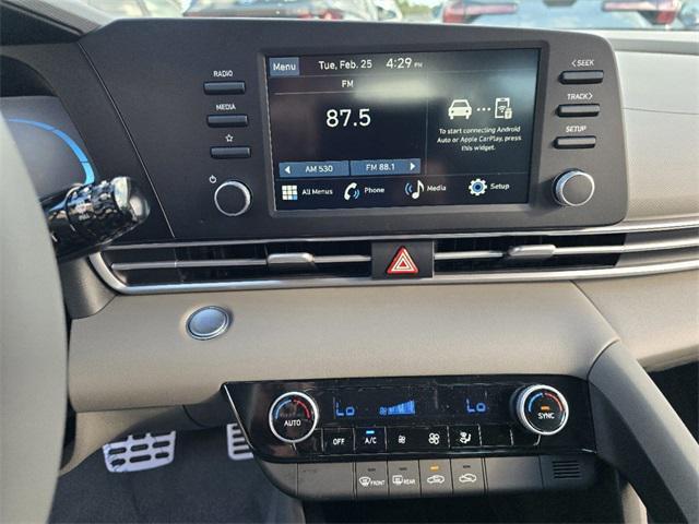 new 2025 Hyundai Elantra car, priced at $24,147