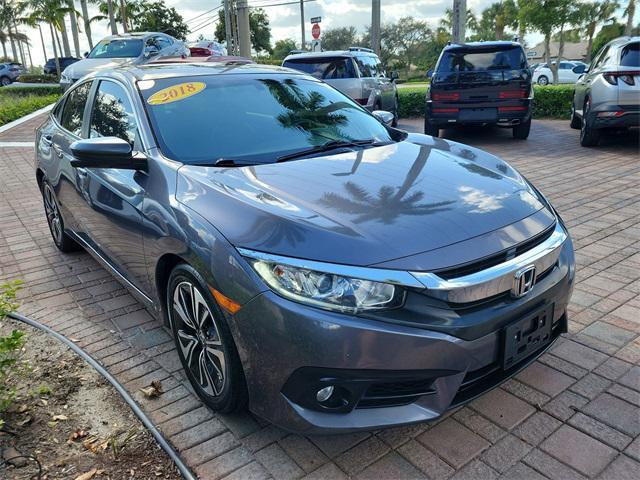 used 2018 Honda Civic car, priced at $15,693