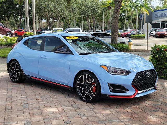used 2021 Hyundai Veloster N car, priced at $19,597