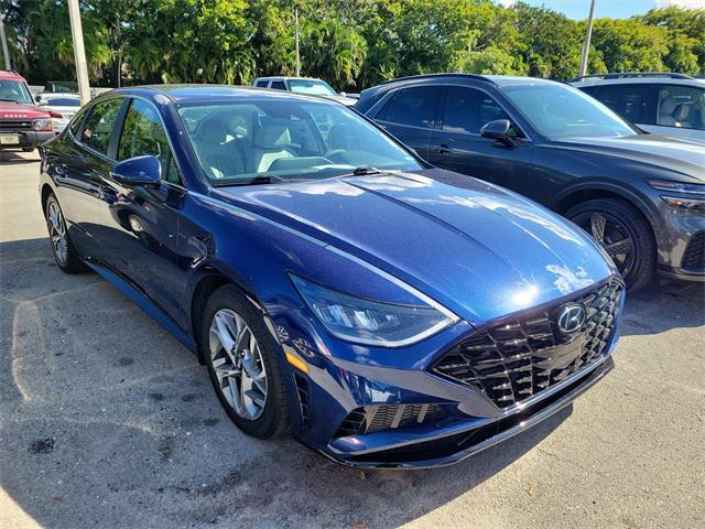 used 2021 Hyundai Sonata car, priced at $19,596