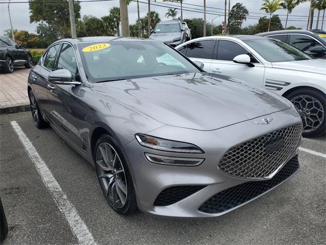 used 2023 Genesis G70 car, priced at $34,923