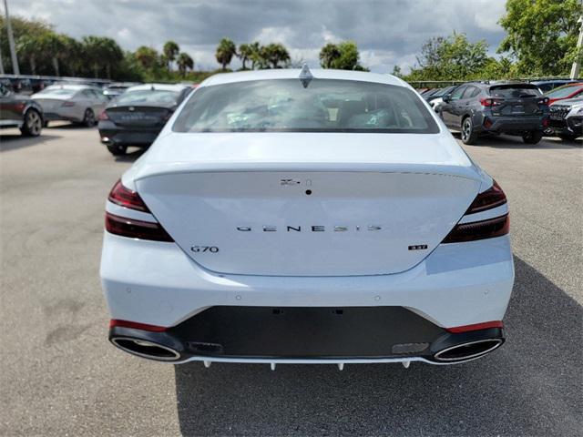 used 2024 Genesis G70 car, priced at $40,995