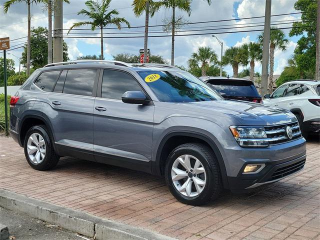 used 2018 Volkswagen Atlas car, priced at $18,374