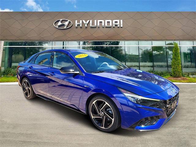 used 2023 Hyundai Elantra car, priced at $20,921