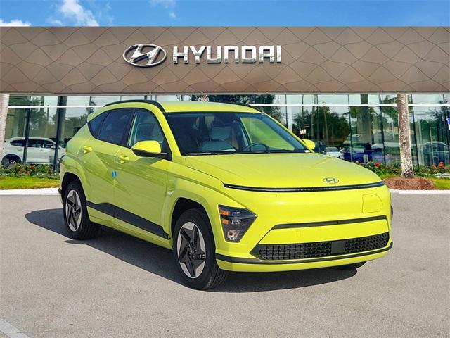 new 2025 Hyundai Kona EV car, priced at $39,255