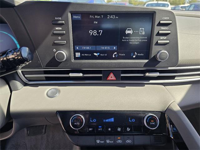 new 2025 Hyundai ELANTRA HEV car, priced at $26,479