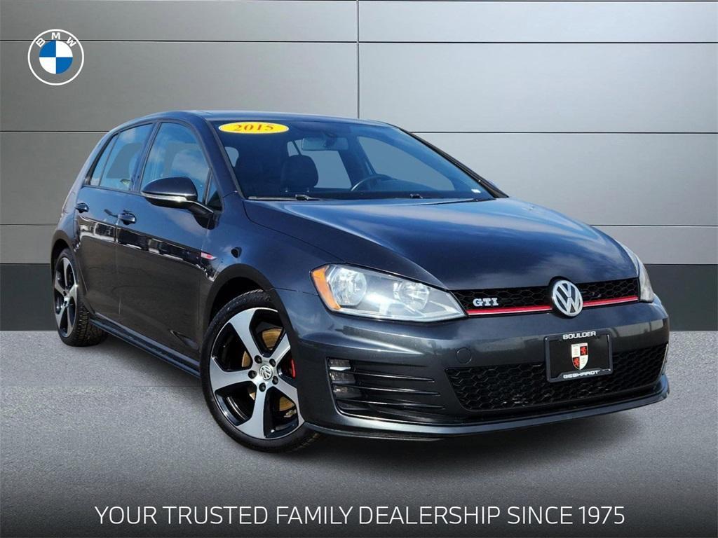 used 2015 Volkswagen Golf GTI car, priced at $15,988