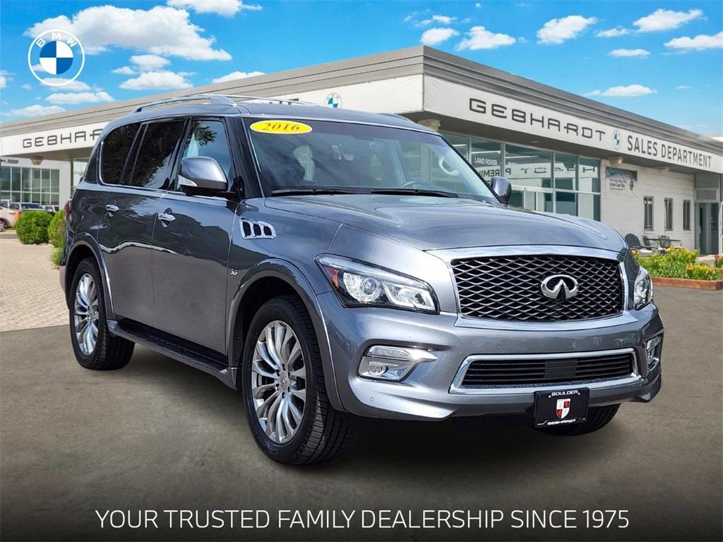 used 2016 INFINITI QX80 car, priced at $18,670