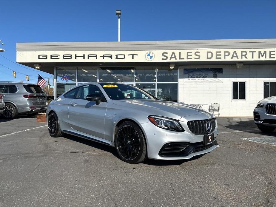 used 2020 Mercedes-Benz AMG C 63 car, priced at $54,997