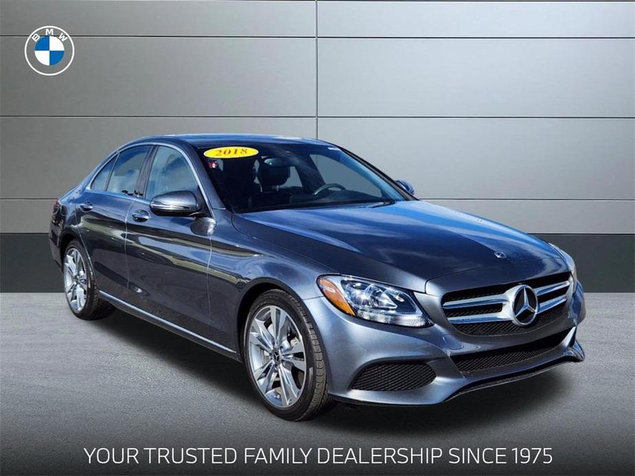 used 2018 Mercedes-Benz C-Class car, priced at $25,993