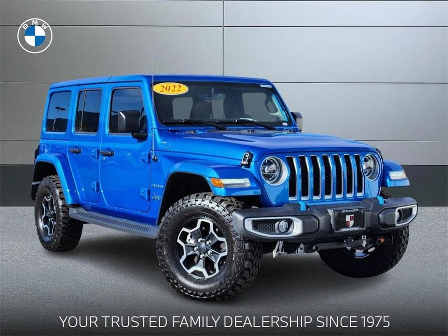 used 2022 Jeep Wrangler Unlimited 4xe car, priced at $38,570