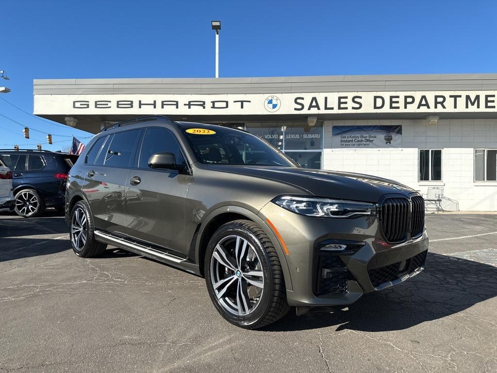 used 2022 BMW X7 car, priced at $59,496