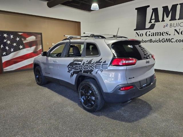 used 2018 Jeep Cherokee car, priced at $17,500