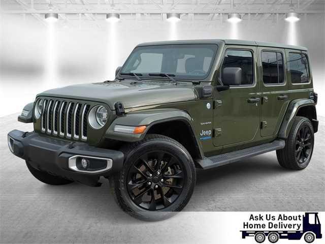 used 2021 Jeep Wrangler Unlimited 4xe car, priced at $31,500