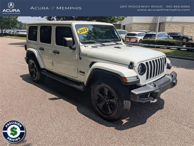 used 2022 Jeep Wrangler Unlimited car, priced at $34,882