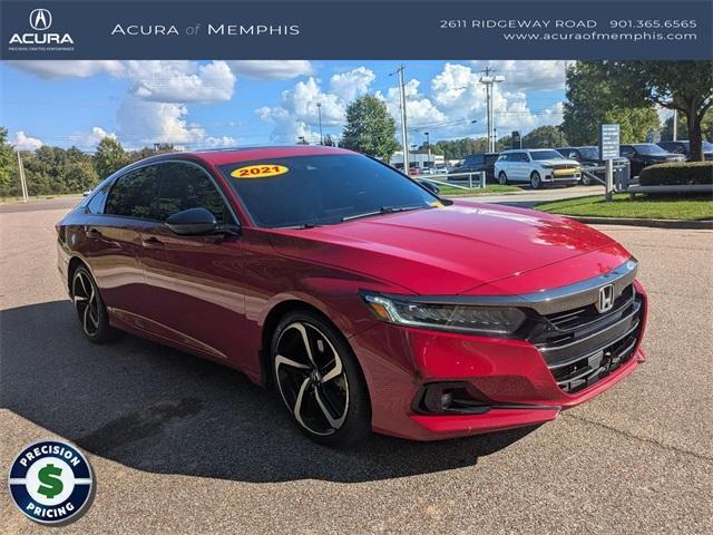 used 2021 Honda Accord car, priced at $23,489