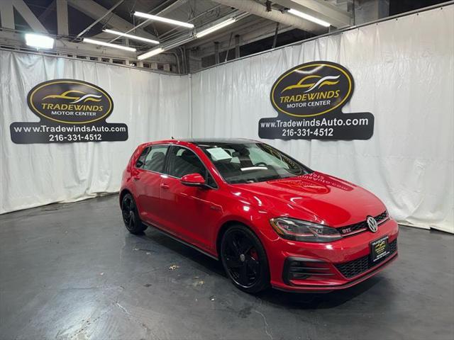 used 2019 Volkswagen Golf GTI car, priced at $18,995