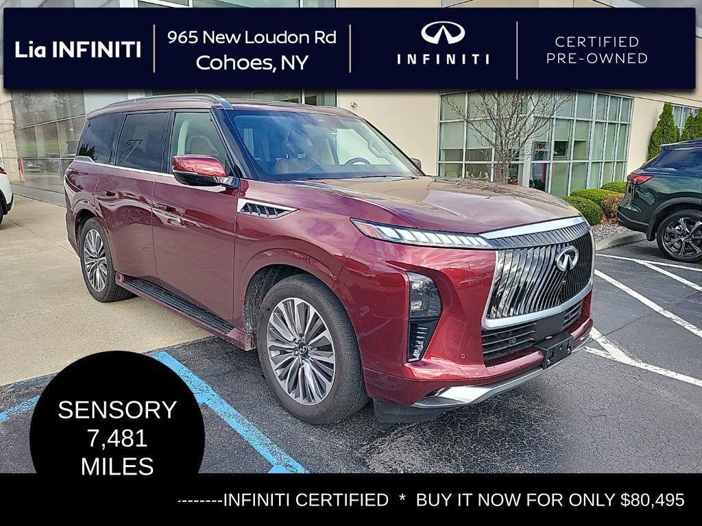 used 2025 INFINITI QX80 car, priced at $80,495