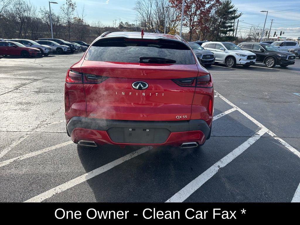 used 2022 INFINITI QX55 car, priced at $31,495