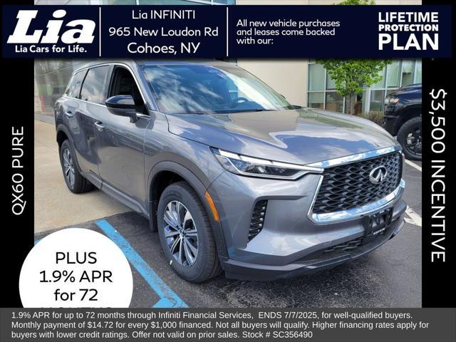 new 2025 INFINITI QX60 car, priced at $50,285
