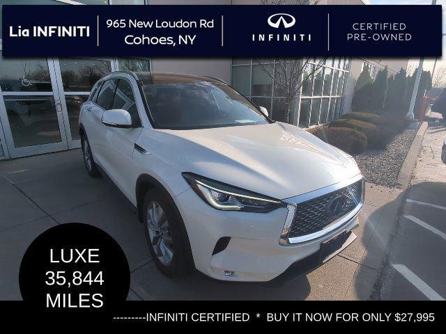 used 2022 INFINITI QX50 car, priced at $27,995