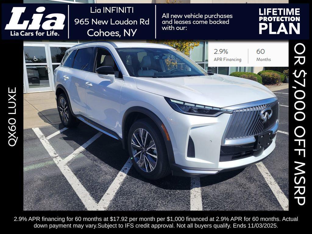 new 2026 INFINITI QX60 car, priced at $59,895