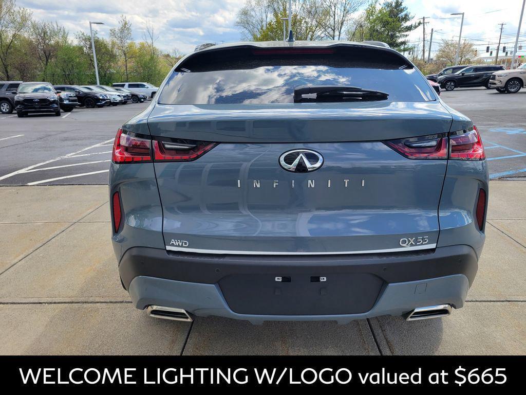 new 2025 INFINITI QX55 car, priced at $46,145